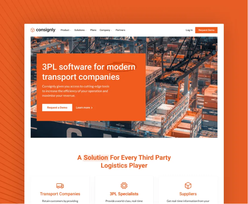 Consignly Website Homepage